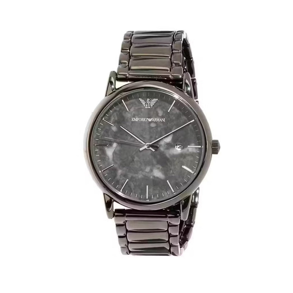Emporio Armani Luigi Analog Grey Dial Grey Steel Strap Watch For Men - AR11155 Buy Now By Emporio Armani