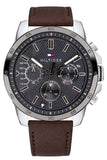 Tommy Hilfiger Decker Grey Dial Brown Leather Strap Watch for Men - 1791562 Buy Now By Tommy Hilfiger