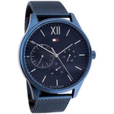 Tommy Hilfiger Damon Quartz Blue Dial Blue Mesh Bracelet Watch for Men - 1791421 Buy Now By Tommy Hilfiger