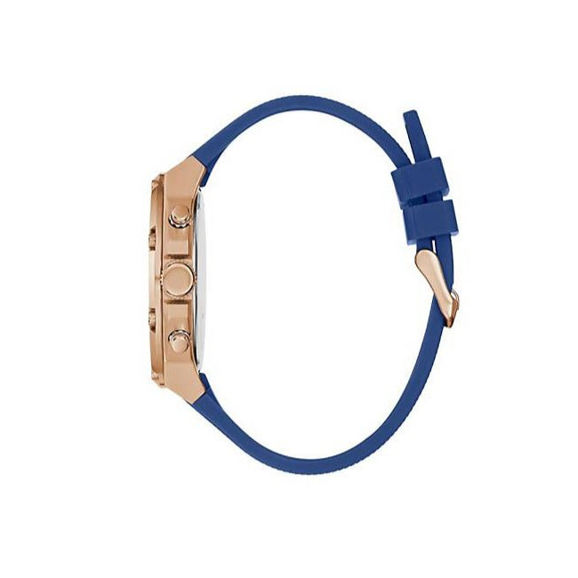 Guess Third Gear Analog Blue Dial Blue Rubber Strap Watch for Men - GW0334G3 Buy Now By Guess