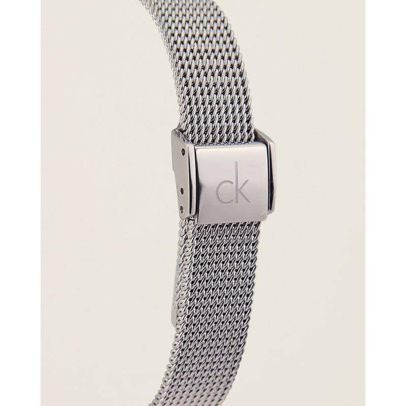 Calvin Klein Minimal Grey Dial Silver Mesh Bracelet Watch for Women - K3M231Y3 Buy Now By Calvin Klein