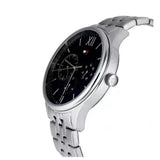 Tommy Hilfiger Damon Chronograph Blue Dial Silver Steel Strap Watch for Men - 1791416 Buy Now By Tommy Hilfiger