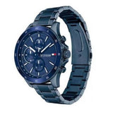 Tommy Hilfiger Bank Quartz Blue Dial Blue Steel Strap Watch for Men - 1791720 Buy Now By Tommy Hilfiger