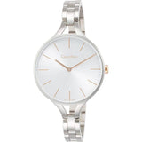 Calvin Klein Graphic Silver Dial Silver Steel Strap Watch for Women - K7E23B46 Buy Now By Calvin Klein