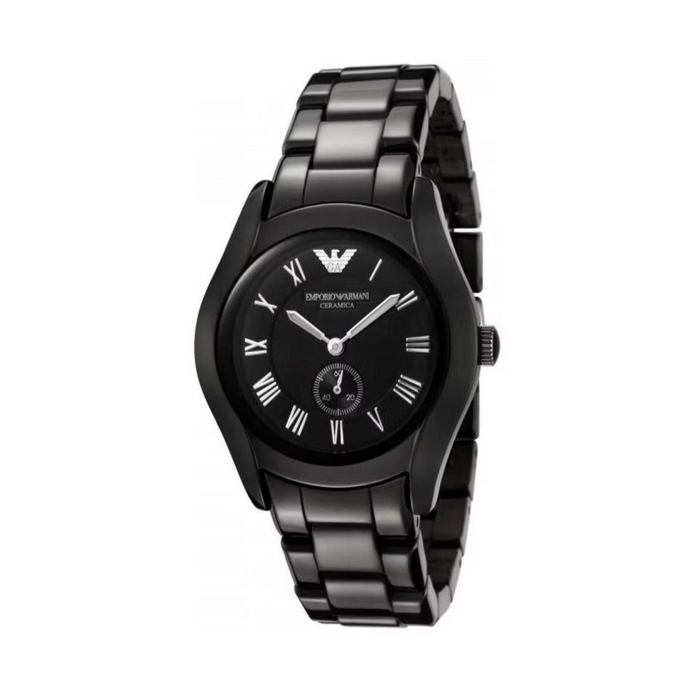 Emporio Armani Ceramica Quartz Black Dial Black Steel Strap Watch For Women - AR1402 Buy Now By Emporio Armani