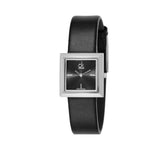 Calvin Klein Mark Black Dial Black Leather Strap Watch for Women - K3R231C1 Buy Now By Calvin Klein