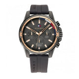 Tommy Hilfiger Mason Black Dial Black Rubber Strap Watch for Men - 1791792 Buy Now By Tommy Hilfiger