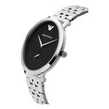 Emporio Armani Classic Quartz Black Dial Silver Steel Strap Watch For Men - AR11161 Buy Now By Emporio Armani