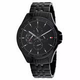 Tommy Hilfiger Shawn Quartz Black Dial Black Steel Strap Watch for Men - 1791611 Buy Now By Tommy Hilfiger