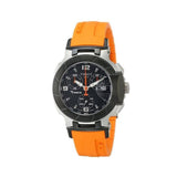 Tissot T Race Chronograph Black Dial Orange Rubber Strap Watch for Women - T048.217.27.057.00 Buy Now By Tissot