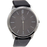 Calvin Klein Minimal Black Dial Black Leather Strap Watch for Men - K3M211C4 Buy Now By Calvin Klein