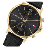 Tommy Hilfiger Daniel Black Dial Black Leather Strap Watch for Men - 1710417 Buy Now By Tommy Hilfiger