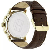 Tommy Hilfiger Keagan Quartz Silver Dial Brown Leather Strap Watch for Men - 1791291 Buy Now By Tommy Hilfiger