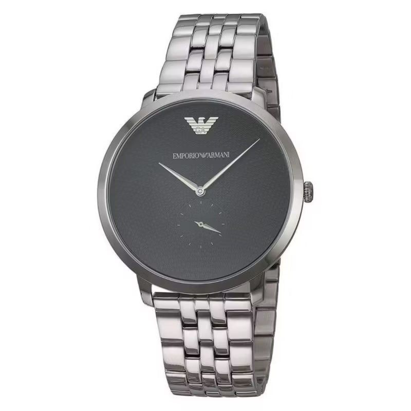 Emporio Armani Classic Quartz Black Dial Silver Steel Strap Watch For Men - AR11161 Buy Now By Emporio Armani
