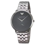 Emporio Armani Classic Quartz Black Dial Silver Steel Strap Watch For Men - AR11161 Buy Now By Emporio Armani