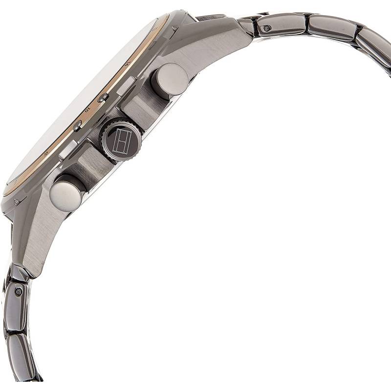Tommy Hilfiger Mason Grey Dial Grey Steel Strap Watch for Men - 1791790 Buy Now By Tommy Hilfiger