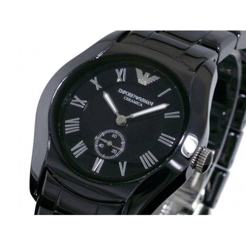 Emporio Armani Ceramica Quartz Black Dial Black Steel Strap Watch For Women - AR1402 Buy Now By Emporio Armani