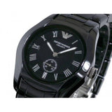 Emporio Armani Ceramica Quartz Black Dial Black Steel Strap Watch For Women - AR1402 Buy Now By Emporio Armani