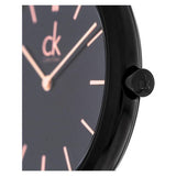 Calvin Klein Minimal Black Dial Black Mesh Bracelet Watch for Men - K3M21421 Buy Now By Calvin Klein