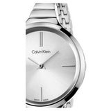 Calvin Klein Lively Silver Dial Silver Steel Strap Watch for Women - K4U23126 Buy Now By Calvin Klein