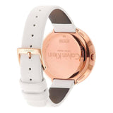 Calvin Klein Chic White Dial White Leather Strap Watch for Women - K7N236K2 Buy Now By Calvin Klein