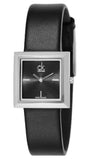 Calvin Klein Mark Black Dial Black Leather Strap Watch for Women - K3R231C1 Buy Now By Calvin Klein