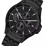Tommy Hilfiger Shawn Quartz Black Dial Black Steel Strap Watch for Men - 1791611 Buy Now By Tommy Hilfiger
