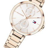 Tommy Hilfiger Angela Quartz White Dial Rose Gold Steel Strap Watch for Women - 1782124 Buy Now By Tommy Hilfiger