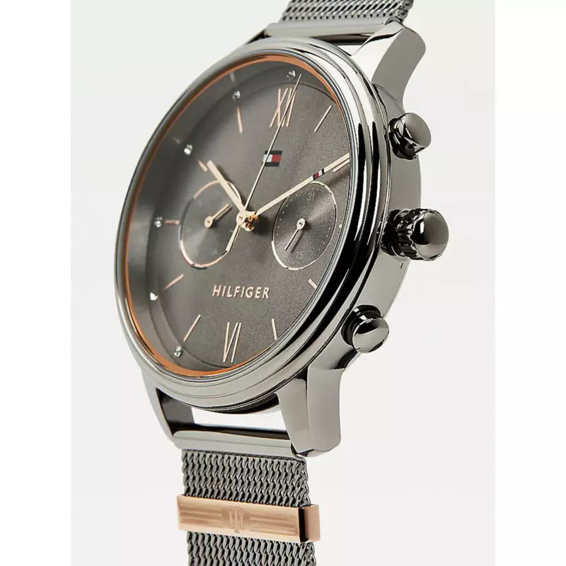 Tommy Hilfiger Blake Quartz Grey Dial Silver Mesh Bracelet Watch for Men - 1782304 Buy Now By Tommy Hilfiger
