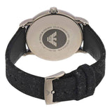 Emporio Armani Luigi Analog Brown Dial Black Leather Strap Watch For Men - AR11156 Buy Now By Emporio Armani