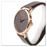 Calvin Klein Even Grey Dial Brown Leather Strap Watch for Women - K7B216G3 Buy Now By Calvin Klein