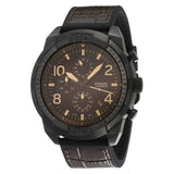 Fossil Bronson Chronograph Brown Dial Brown Leather Strap Watch for Men - FS5713 Buy Now By Fossil
