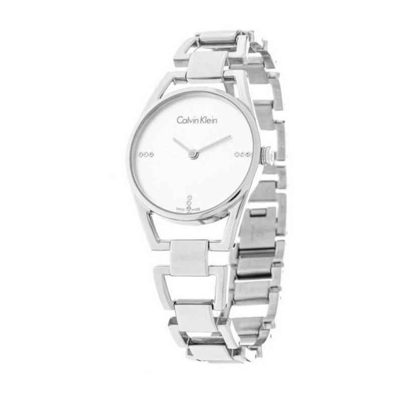 Calvin Klein Dainty Diamonds Silver Dial Sliver Steel Strap Watch for Women - K7L2314T Buy Now By Calvin Klein