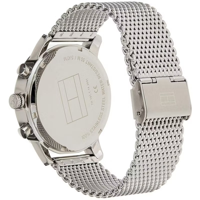 Tommy Hilfiger Harrison Quartz Grey Dial Silver Mesh Bracelet Watch for Men - 1790877 Buy Now By Tommy Hilfiger