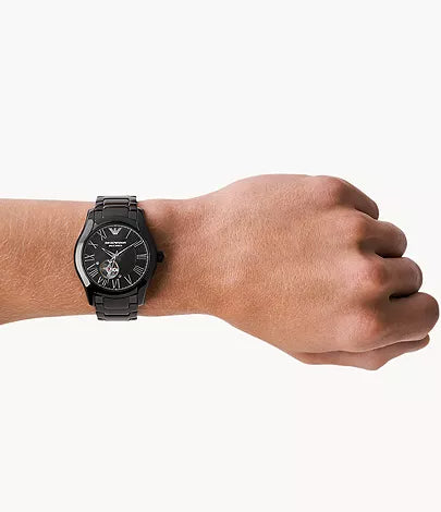 Emporio Armani Ceramica Quartz Black Dial Black Steel Strap Watch For Women - AR1402 Buy Now By Emporio Armani