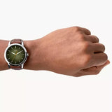 Fossil The Minimalist 3H Black Dial Brown Leather Strap Watch for Men - FS5464 Buy Now By Fossil