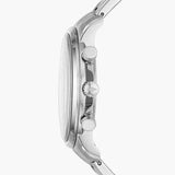 Fossil Goodwin Chronograph Black Dial Silver Steel Strap Watch for Men - FS5412 Buy Now By Fossil