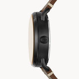 Fossil Commuter Automatic Black Dial Brown Leather Strap Watch for Men - ME3158 Buy Now By Fossil