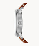 Fossil Commuter Blue Dial Blue Leather Strap Watch for Men - FS5325 Buy Now By Fossil