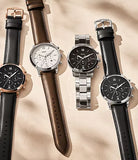 Fossil Neutra Chronograph Black Dial Black Leather Strap Watch for Men - FS5381 Buy Now By Fossil