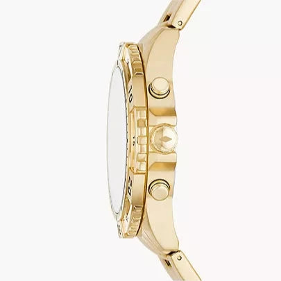 Fossil Garrett Chronograph Gold Dial Gold Steel Strap Watch for Men - FS5772 Buy Now By Fossil