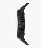 Fossil Bowman Chronograph Black Dial Black Steel Strap Watch for Men - FS5603 Buy Now By Fossil