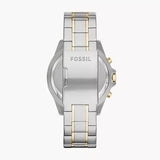 Fossil Garrett Analog Black Dial Two Tone Steel Strap Watch for Men - FS5771 Buy Now By Fossil