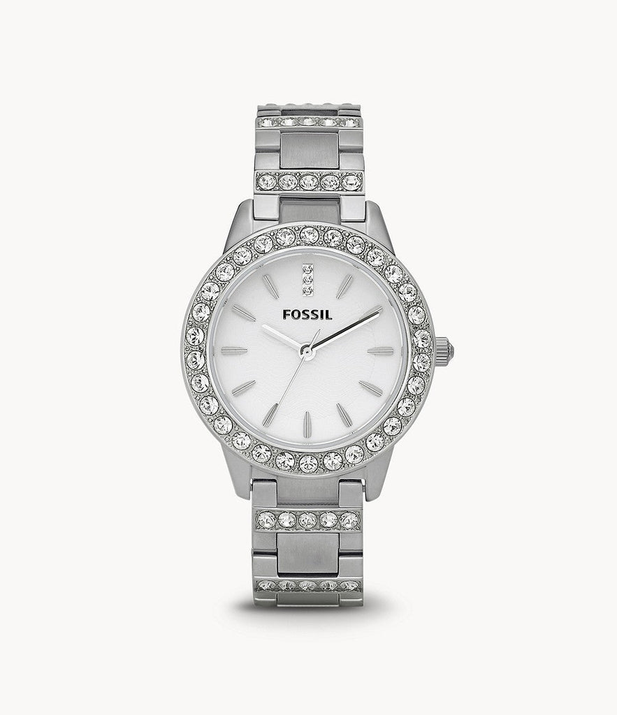 Fossil Jesse White Dial Silver Steel Strap Watch for Women - ES2362 Buy Now By Fossil