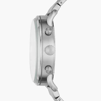 Fossil The Commuter Black Dial Silver Steel Strap Watch for Men - FS5399 Buy Now By Fossil