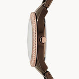 Fossil Stella Multifunction Brown Dial Two Tone Steel Strap Watch for Women - ES4079 Buy Now By Fossil