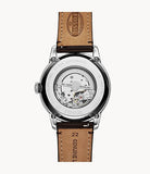 Fossil Townsman Automatic Blue Dial Brown Leather Strap Watch for Men - ME3110 Buy Now By Fossil