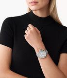 Michael Kors Wren Chronograph Crystals Silver Dial Silver Steel Strap Watch For Women - MK6317 Buy Now By Michael Kors