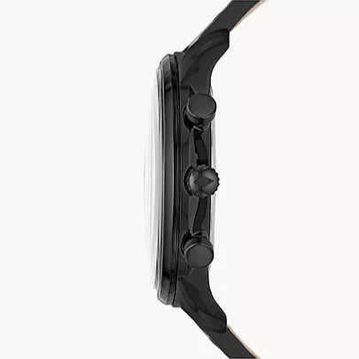 Fossil Goodwin Luggage Chronograph Black Dial Brown Leather Strap Watch for Men - FS5501 Buy Now By Fossil