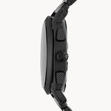 Fossil Machine Chronograph Black Dial Black Steel Strap Watch for Men - FS4682 Buy Now By Fossil